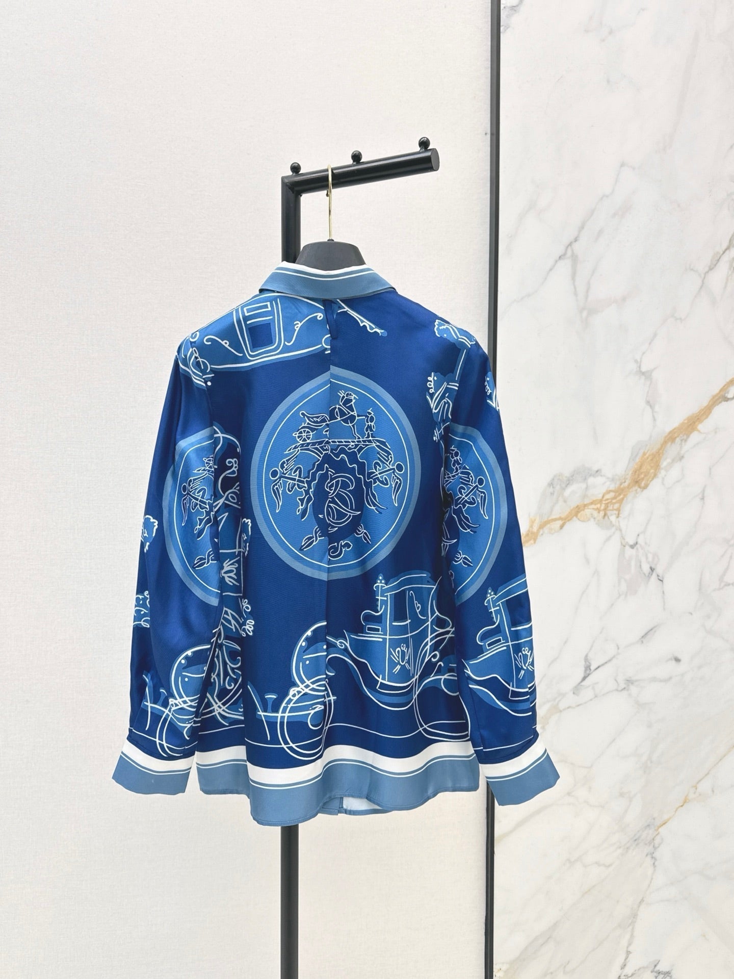 HERMES HERMES 25S SILK SHIRT 426