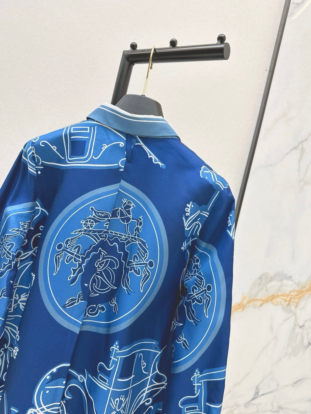 HERMES HERMES 25S SILK SHIRT 426