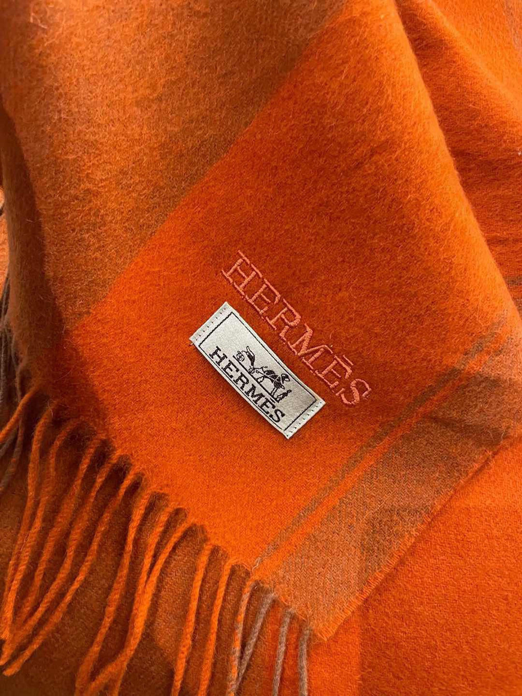 HERMES HERMES 25S SCARF 180 IN CASERE 989576