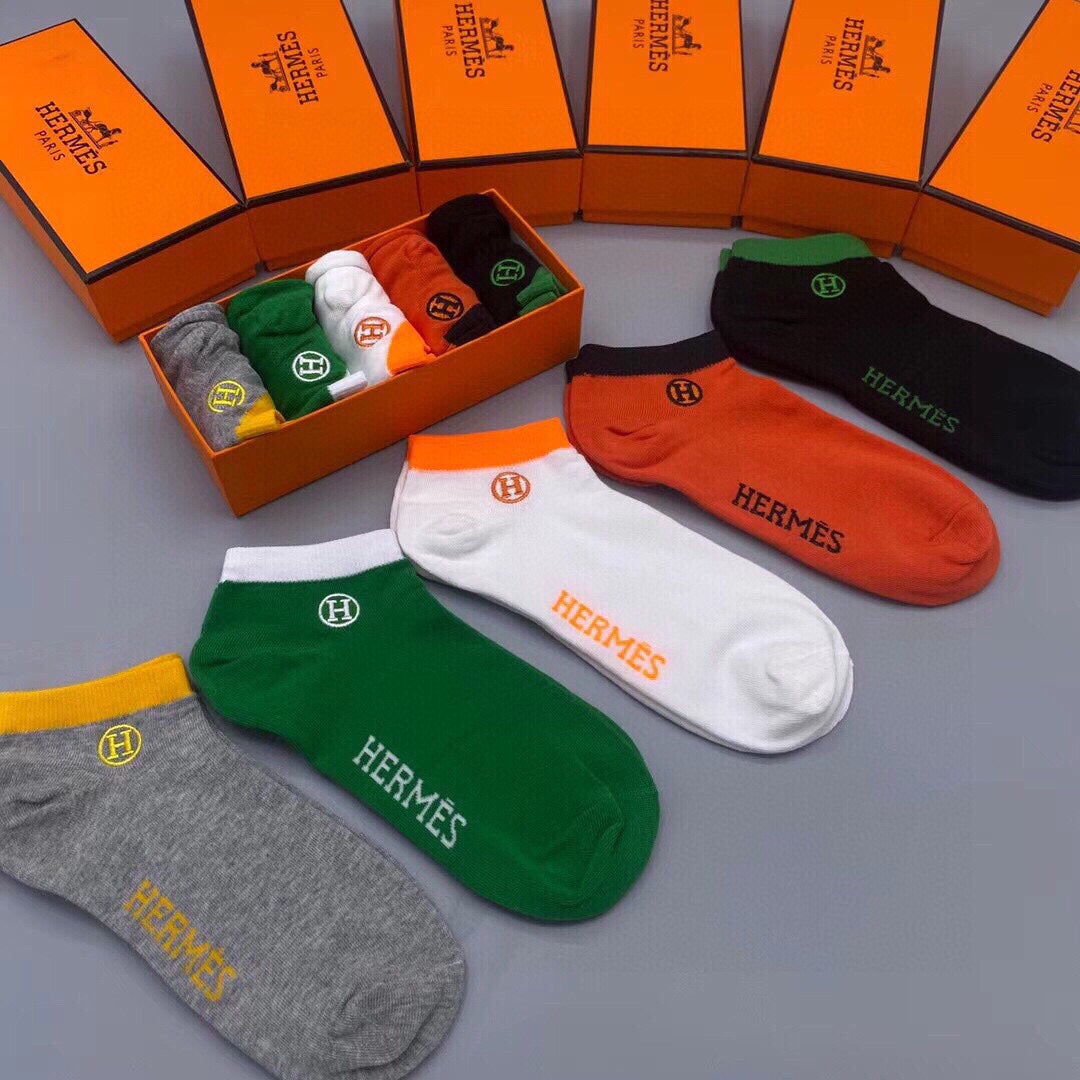 HERMES FLAT SOCKS 128214 (1 BOX)