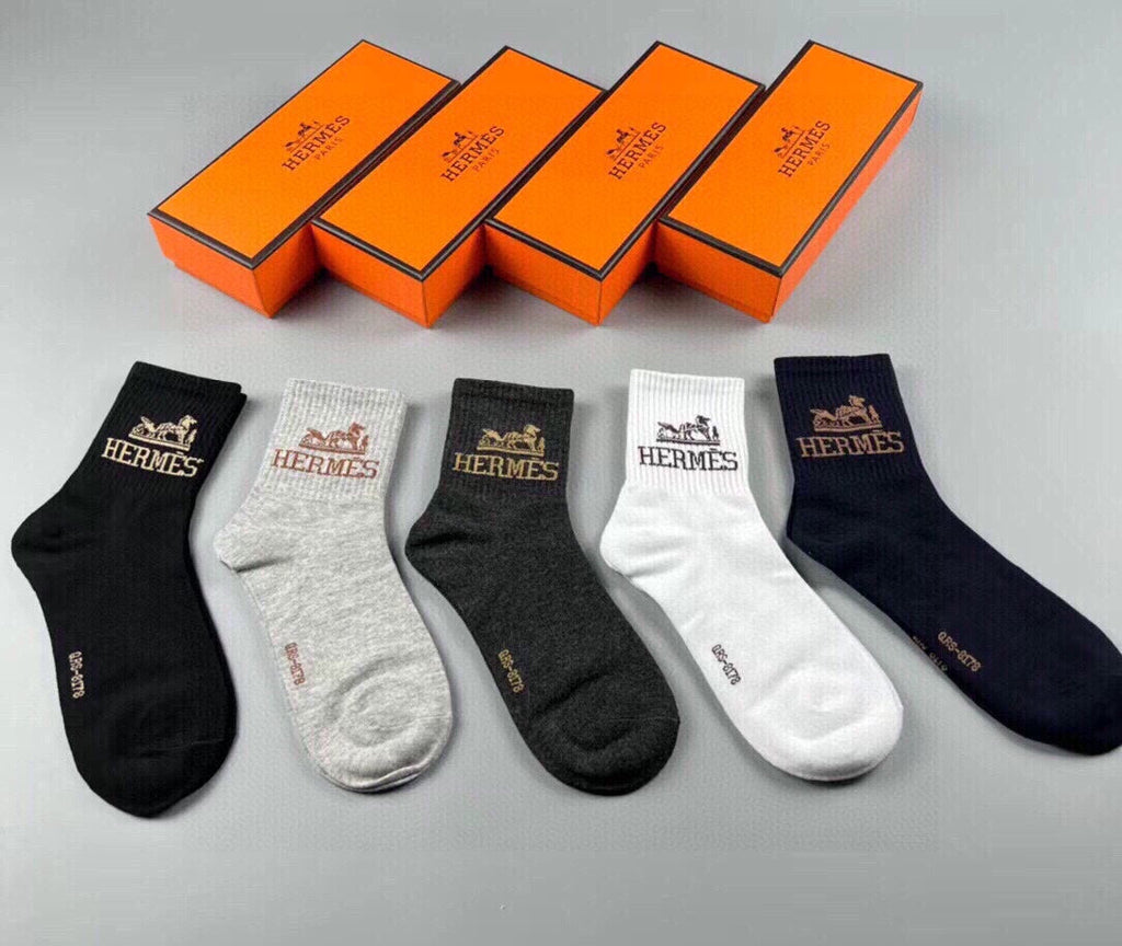 HERMES LOW-CUT SOCKS 423875 (1 BOX)