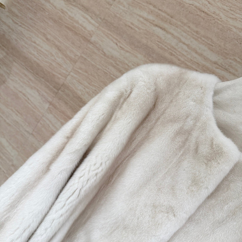 HERMES 25S SHORT MINK FUR COAT 199