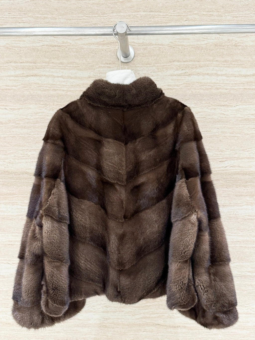 DIOR 25S STAND-COLLAR MINK FUR JACKET 776