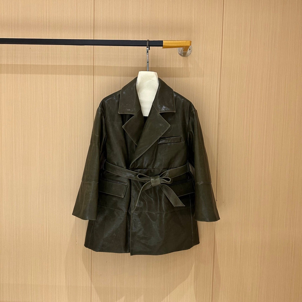 MAX MARA 25S LEATHER JACKET 046
